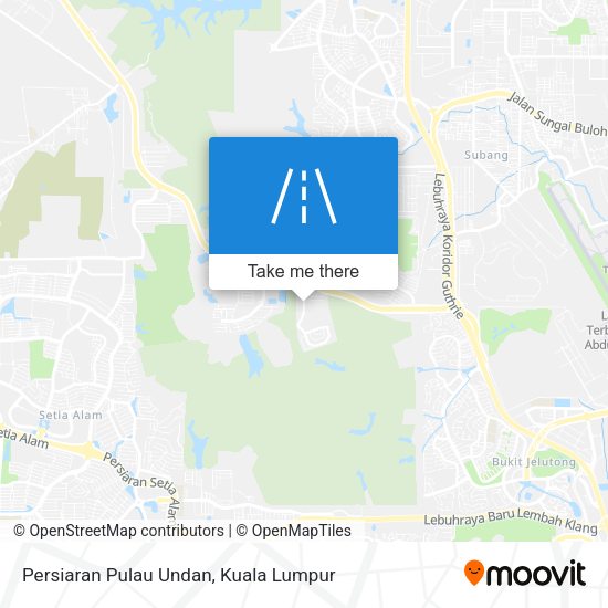 Persiaran Pulau Undan map