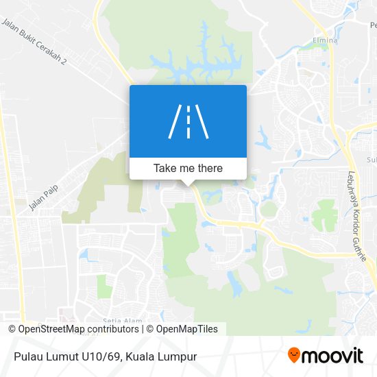 Peta Pulau Lumut U10/69