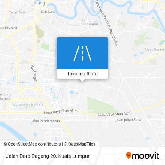 Jalan Dato Dagang 20 map