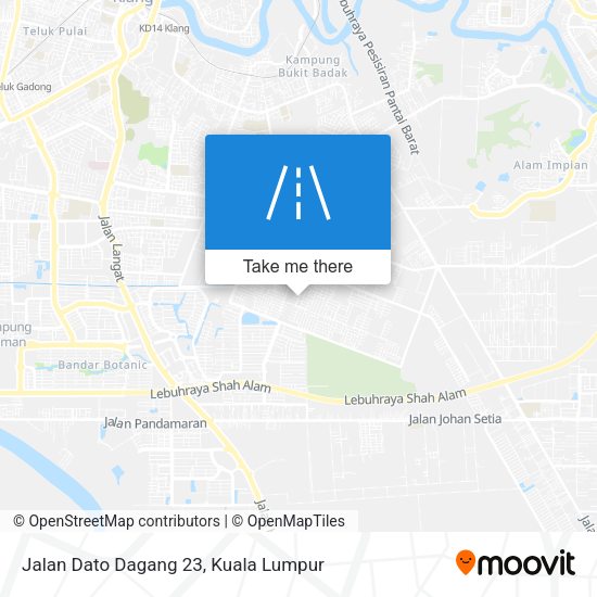 Jalan Dato Dagang 23 map