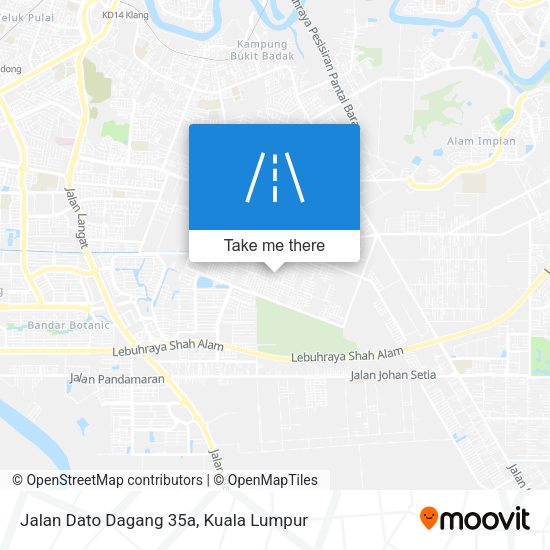 Peta Jalan Dato Dagang 35a