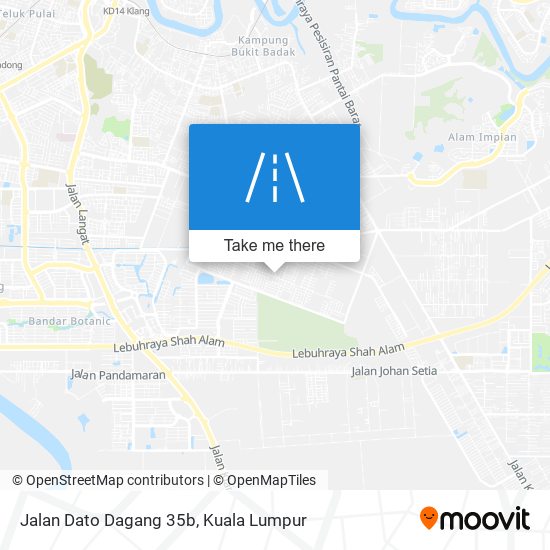 Peta Jalan Dato Dagang 35b