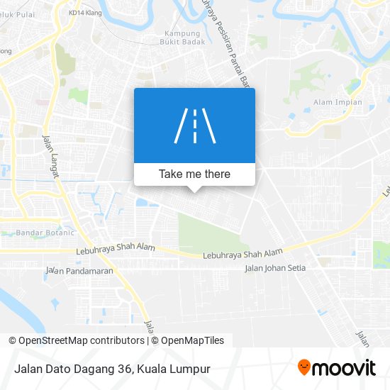 Jalan Dato Dagang 36 map