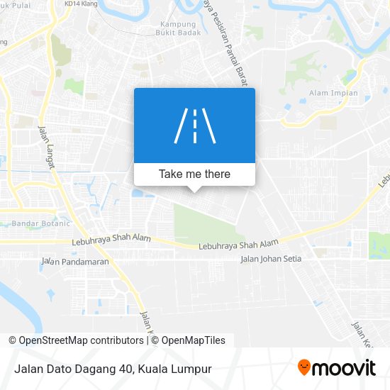 Peta Jalan Dato Dagang 40