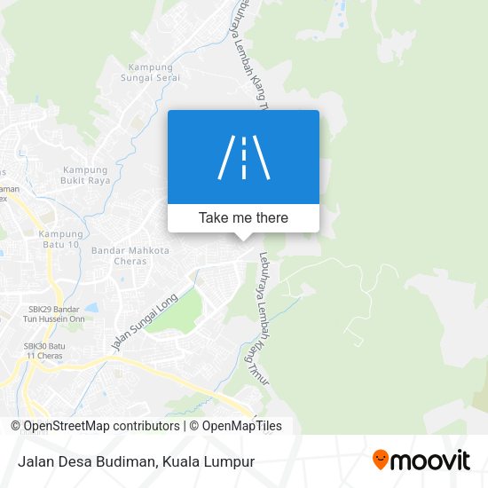 Jalan Desa Budiman map