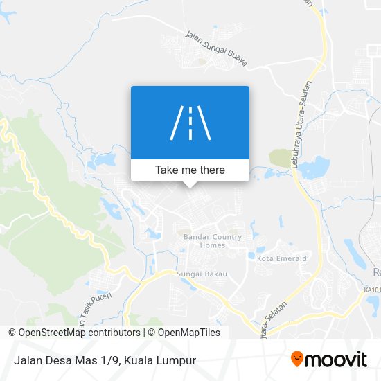 Peta Jalan Desa Mas 1/9