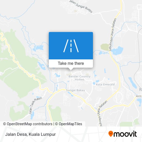 Jalan Desa map