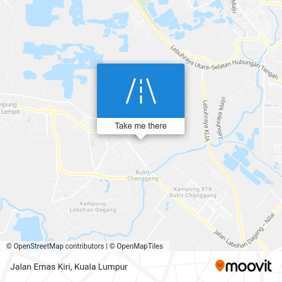 Peta Jalan Emas Kiri