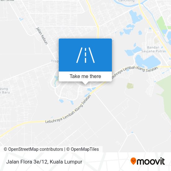 Jalan Flora 3e/12 map