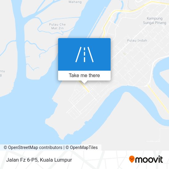 Jalan Fz 6-P5 map