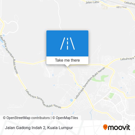 Jalan Gadong Indah 2 map