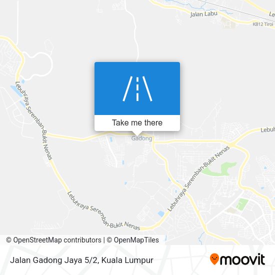 Jalan Gadong Jaya 5/2 map