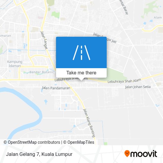 Peta Jalan Gelang 7