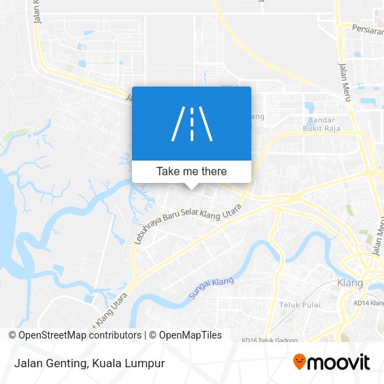 Jalan Genting map