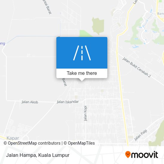 Jalan Hampa map