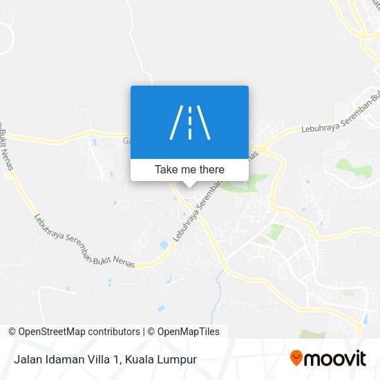 Jalan Idaman Villa 1 map