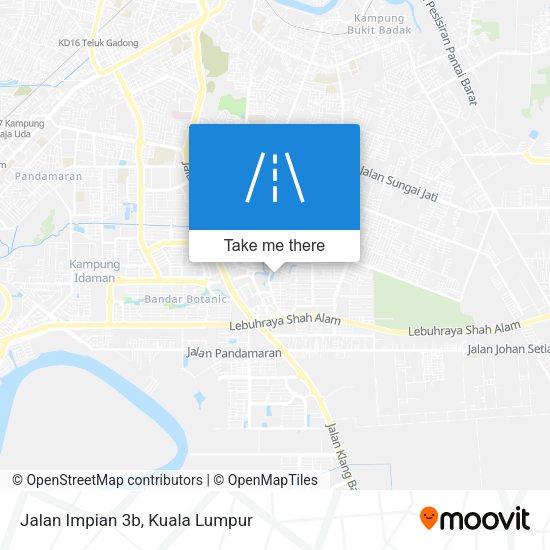 Jalan Impian 3b map