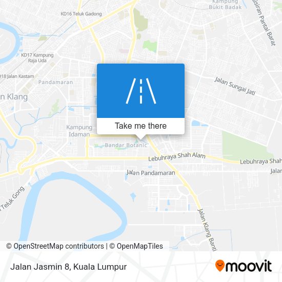 Peta Jalan Jasmin 8