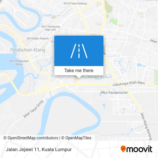 Peta Jalan Jejawi 11