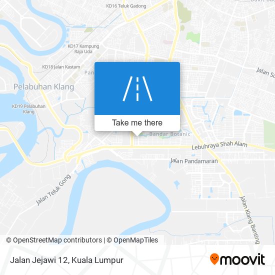 Peta Jalan Jejawi 12