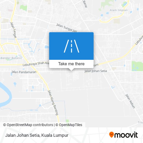 Jalan Johan Setia map
