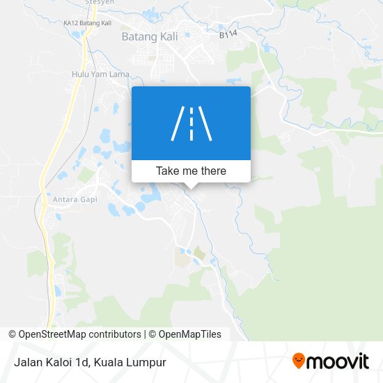 Peta Jalan Kaloi 1d