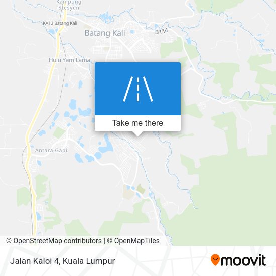 Jalan Kaloi 4 map