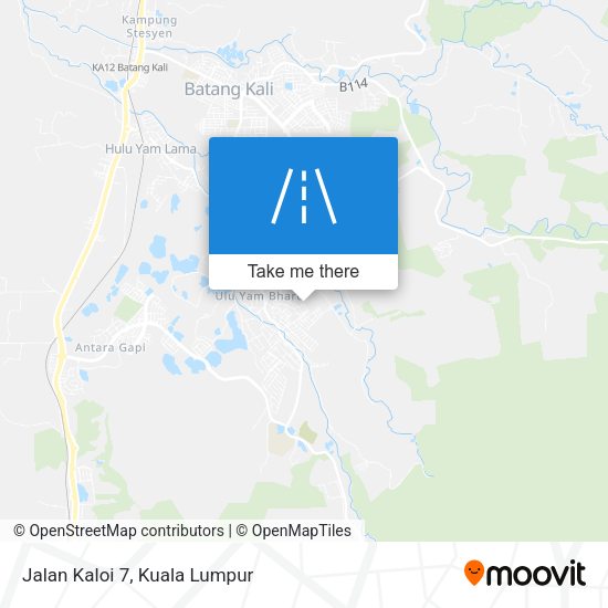 Peta Jalan Kaloi 7