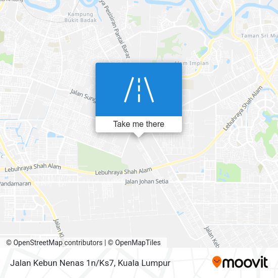 Jalan Kebun Nenas 1n/Ks7 map