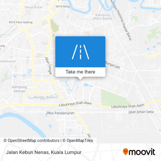 Jalan Kebun Nenas map