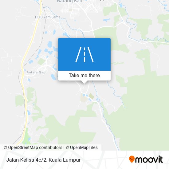 Jalan Kelisa 4c/2 map