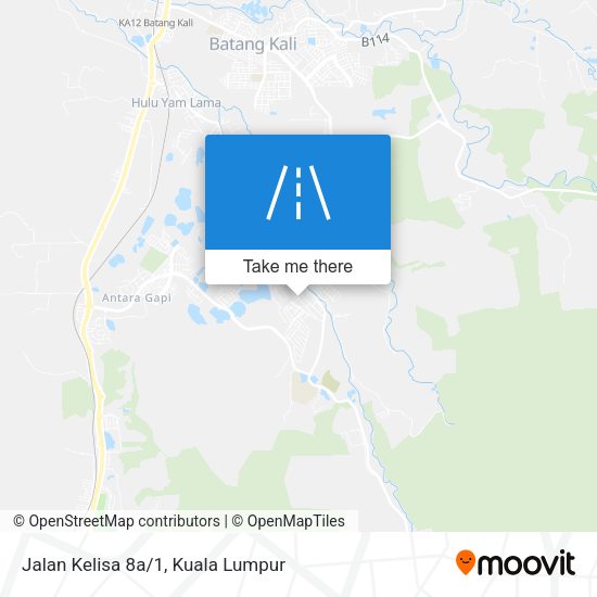Jalan Kelisa 8a/1 map