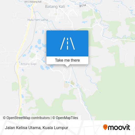Peta Jalan Kelisa Utama