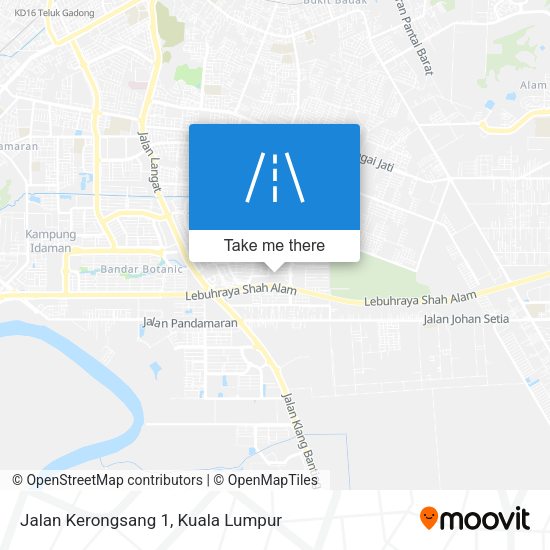 Peta Jalan Kerongsang 1