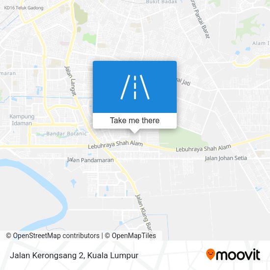 Peta Jalan Kerongsang 2