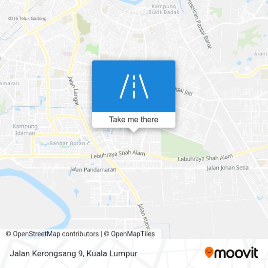 Peta Jalan Kerongsang 9