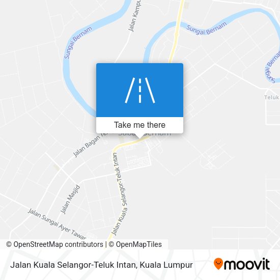 Jalan Kuala Selangor-Teluk Intan map