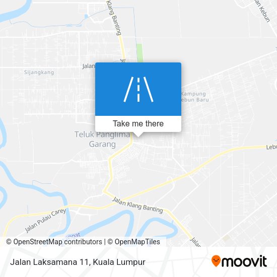 Jalan Laksamana 11 map