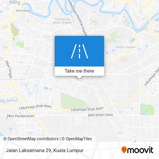 Jalan Laksamana 29 map