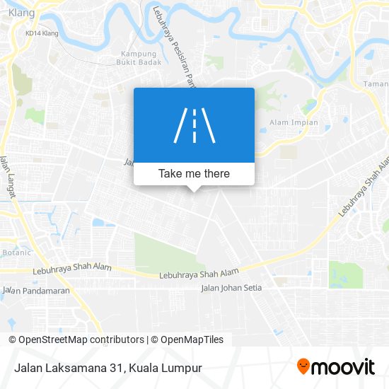 Peta Jalan Laksamana 31