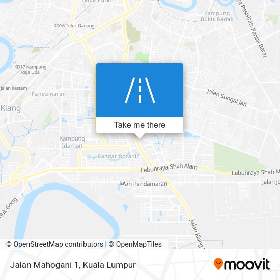 Jalan Mahogani 1 map