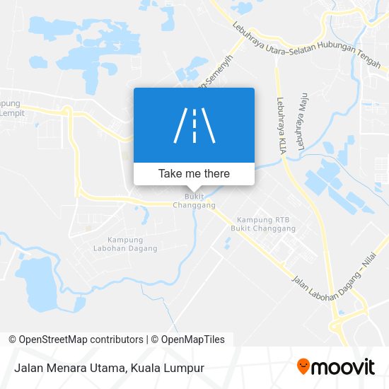 Peta Jalan Menara Utama