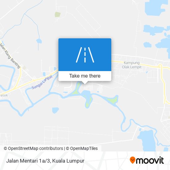 Jalan Mentari 1a/3 map