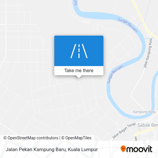 Peta Jalan Pekan Kampung Baru