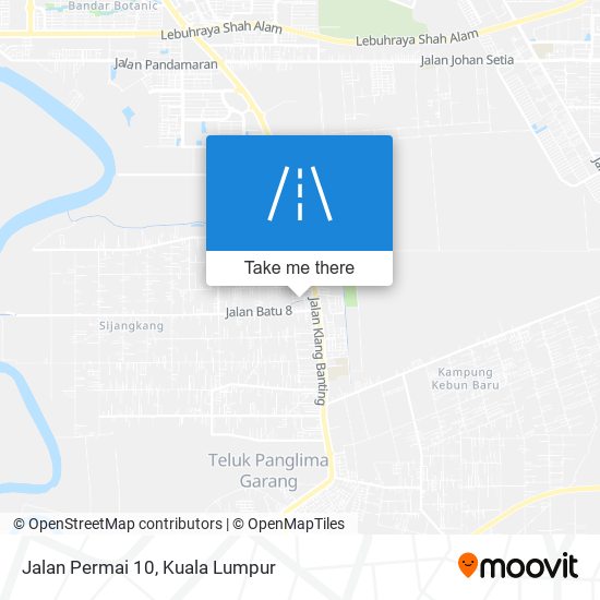 Jalan Permai 10 map