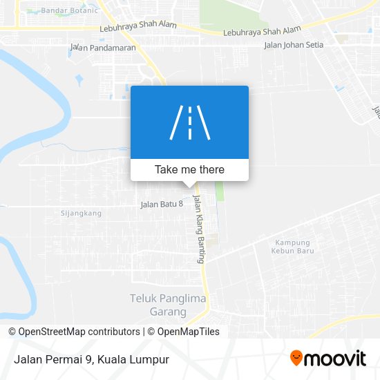 Peta Jalan Permai 9