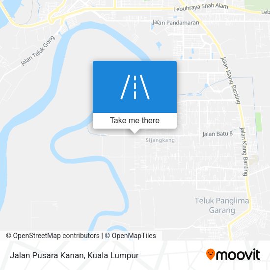 Peta Jalan Pusara Kanan