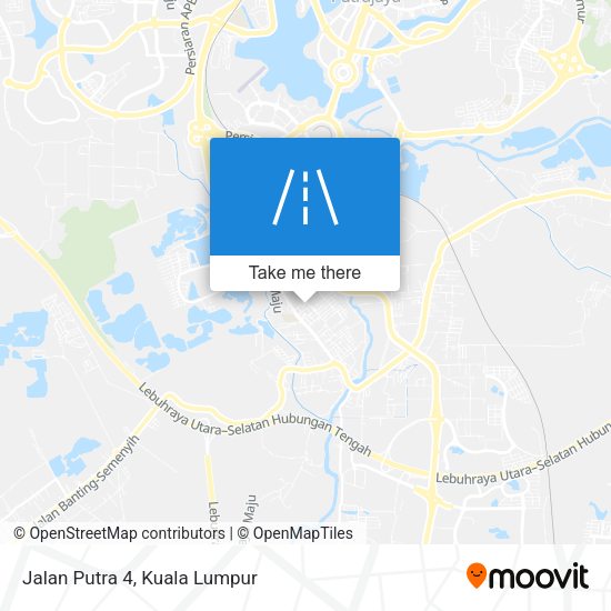 Jalan Putra 4 map