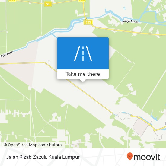 Jalan Rizab Zazuli map