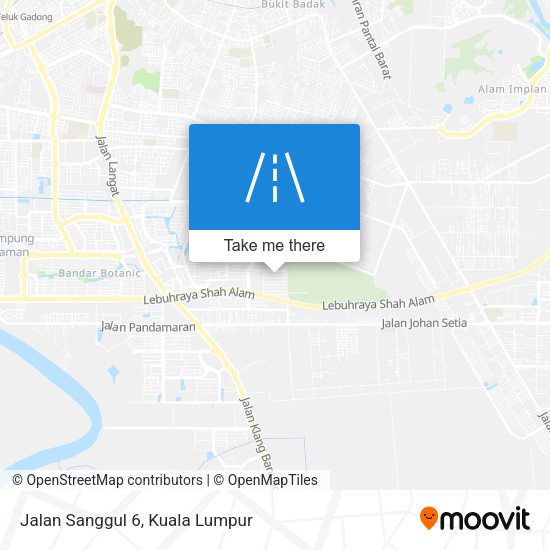 Jalan Sanggul 6 map